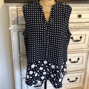 New York & Co Sleeveless Blouse